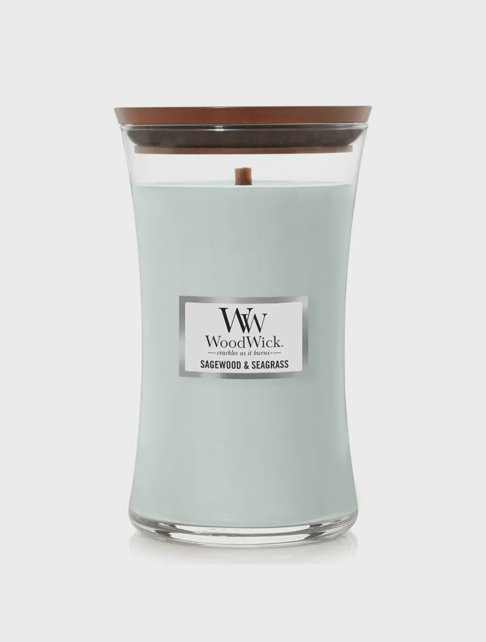 Woodwick Candle - Sagewood & Seagrass - Large