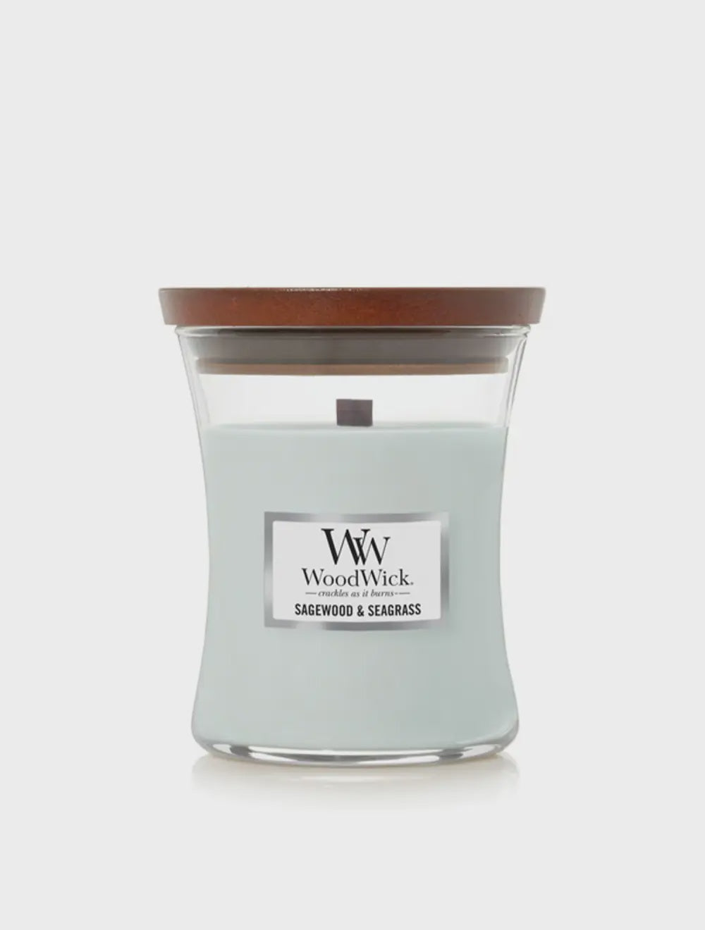 Woodwick Candle - Sagewood & Seagrass - Medium