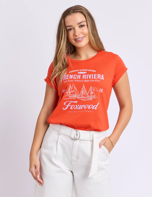 Foxwood | Sailing Club Tee | Red