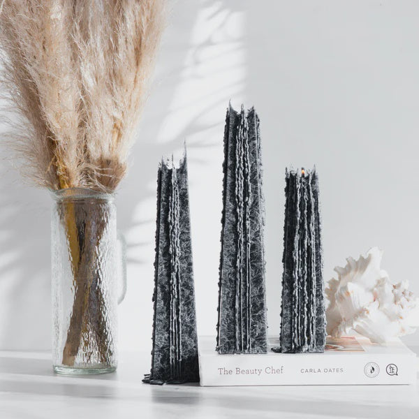 Living Light Sandalwood Icicle Candle Large 36.5cm