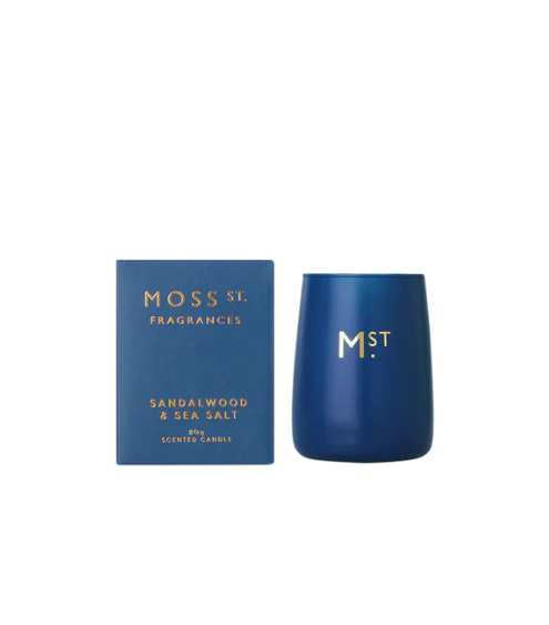 Moss St. - Sandalwood & Sea Salt Soy Candle 80g
