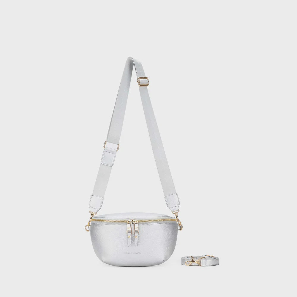 Black Caviar 0 Bag - Chelsea Silver Crossbody Sling