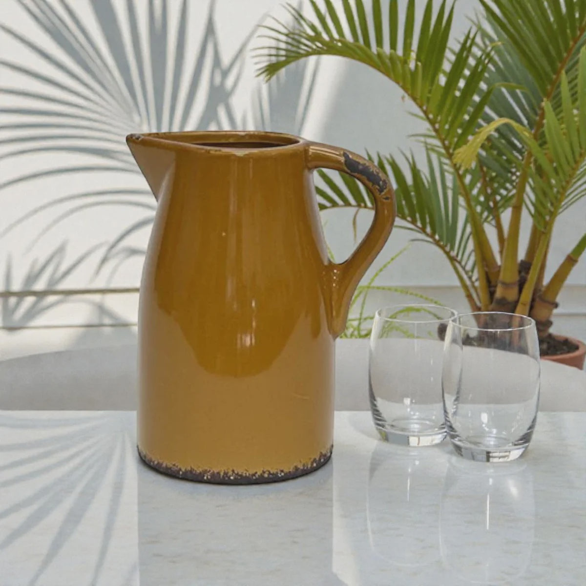 St Edmunds Jug - Mustard