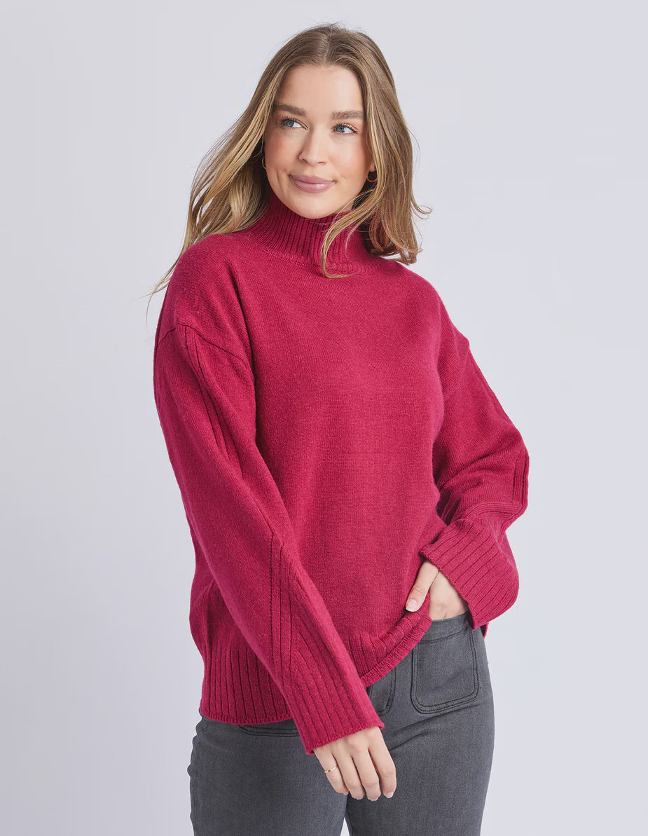 Foxwood Stellar Knit - Rhubarb