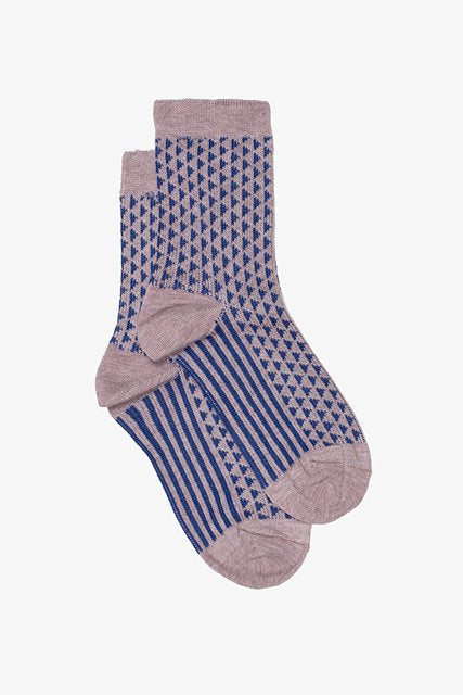 Antler - Sock - Stripe & Triangles