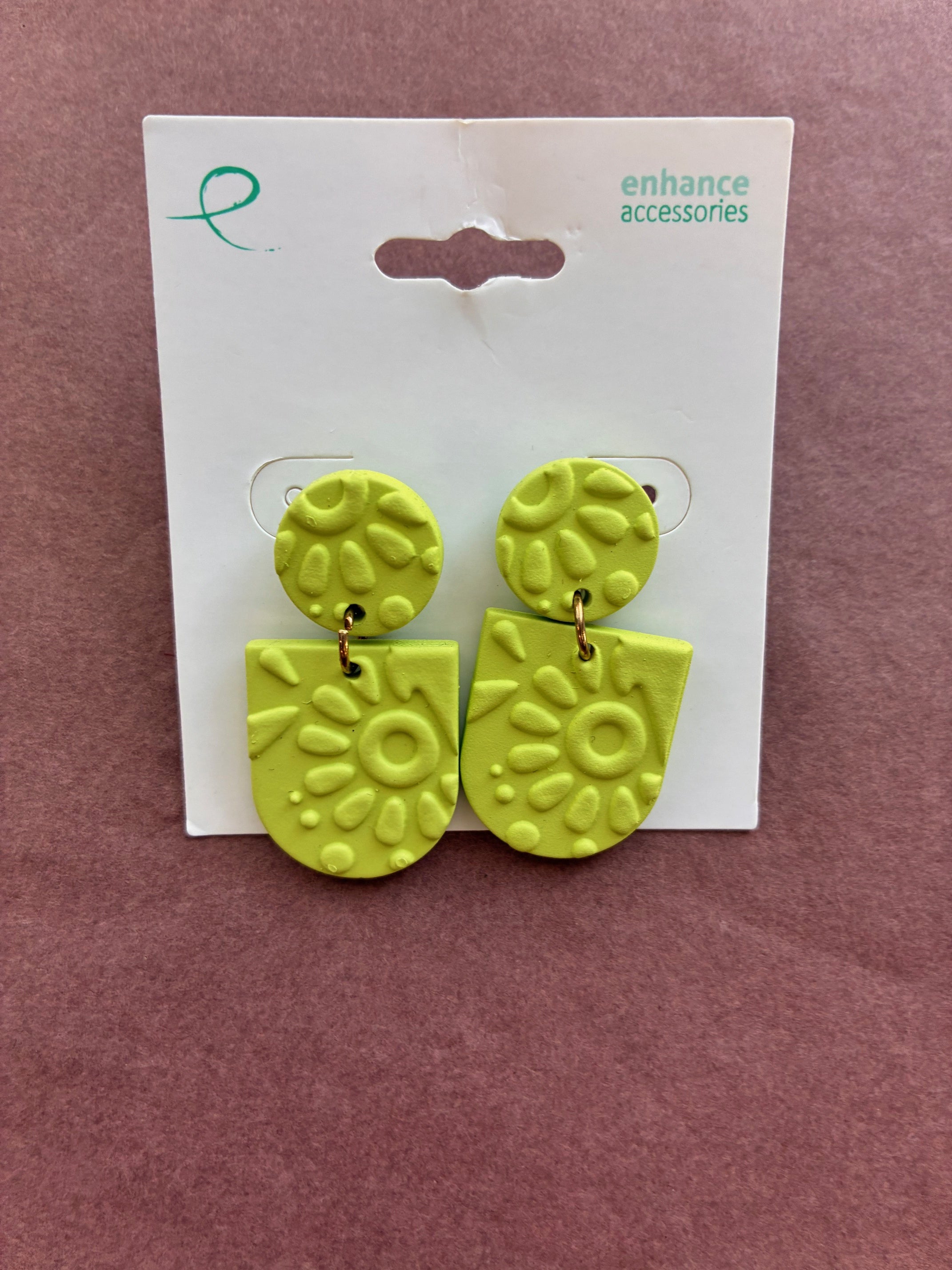 Enhance - Earring - Sun Citrus