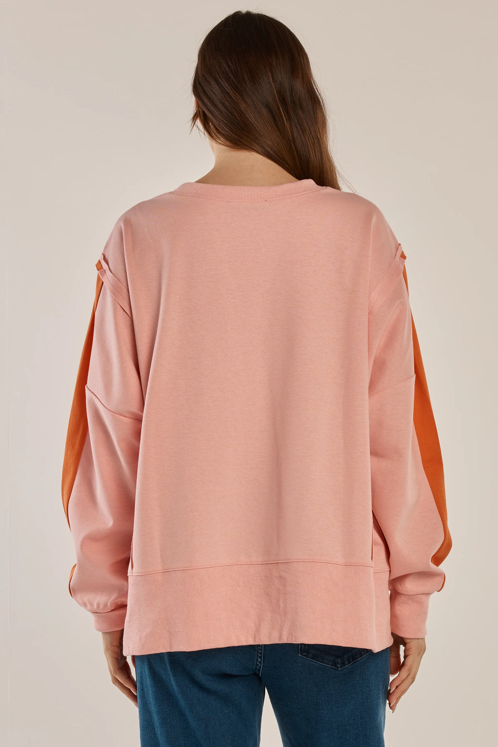 Betty Basic Tania Sweatshirt - Pink/Orange