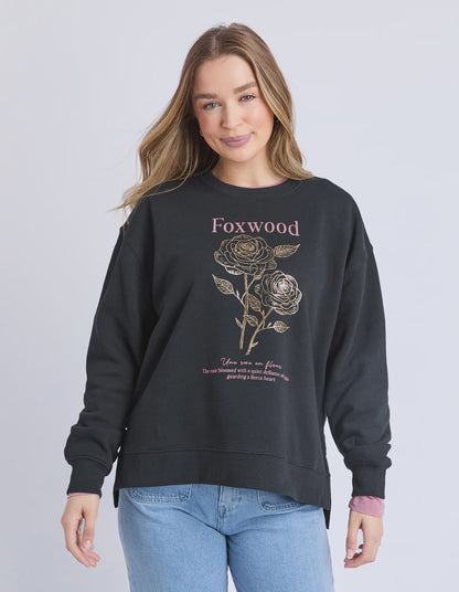 Foxwood Thorn Crew - Black