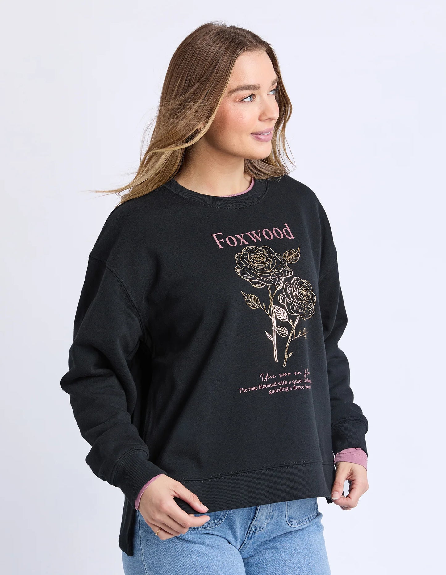 Foxwood Thorn Crew - Black