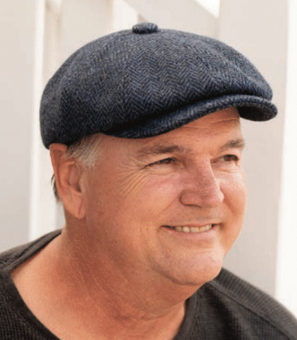 Sundaise | Wool Newsboy Peak Cap | Tim