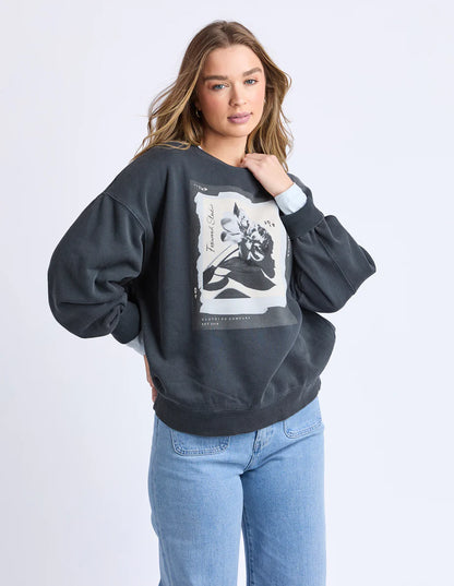 Foxwood True Bloom Crew - Charcoal