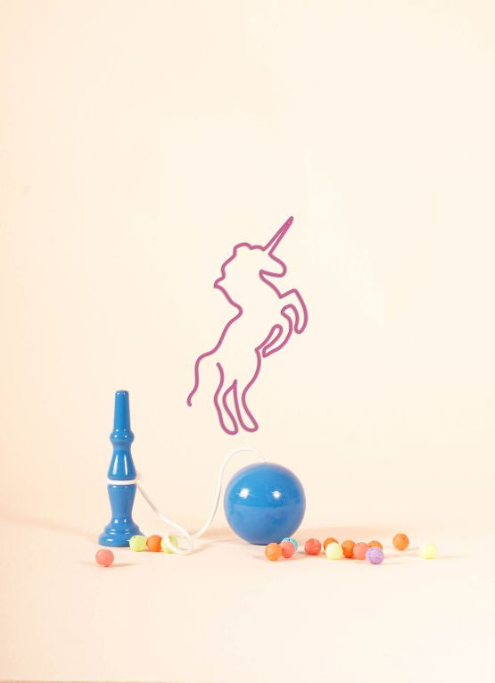 The Line | Minimalist Metal Wall Art  | Unicorn