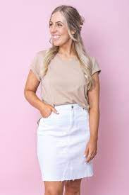 Foxwood | Belle Skirt | White